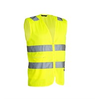 Varselväst Worksafe Unisex, Hi-Vis Zip 2XS-XS