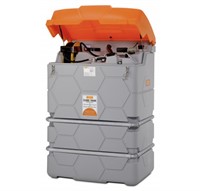 Smörjmedelstank CUBE Premium 1000L, lock, pump, utomhus, 9L/min