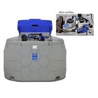 AdBluetank CUBE Basic 5000L, lock, pump m.m. Utomhus, 35L/min