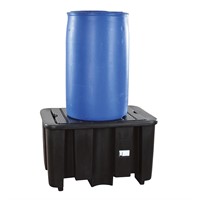 Spillpall 1-fats PE-200-1, med PE galler